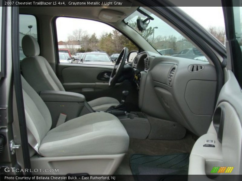 Graystone Metallic / Light Gray 2007 Chevrolet TrailBlazer LS 4x4