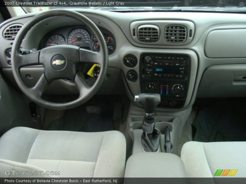 Graystone Metallic / Light Gray 2007 Chevrolet TrailBlazer LS 4x4