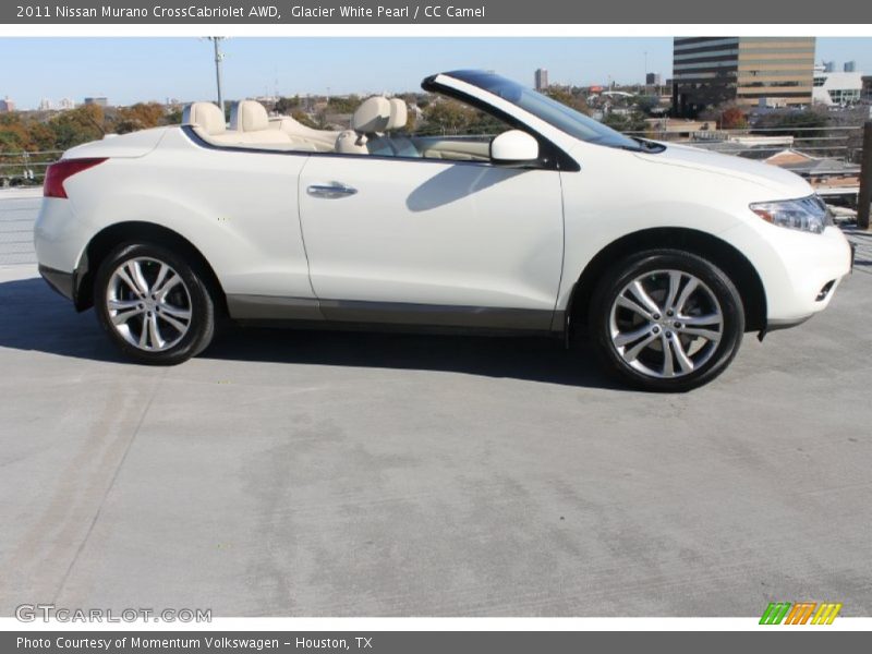 Glacier White Pearl / CC Camel 2011 Nissan Murano CrossCabriolet AWD