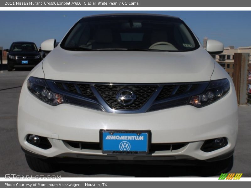 Glacier White Pearl / CC Camel 2011 Nissan Murano CrossCabriolet AWD