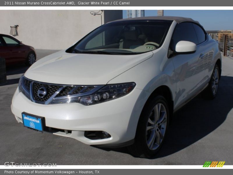 Glacier White Pearl / CC Camel 2011 Nissan Murano CrossCabriolet AWD