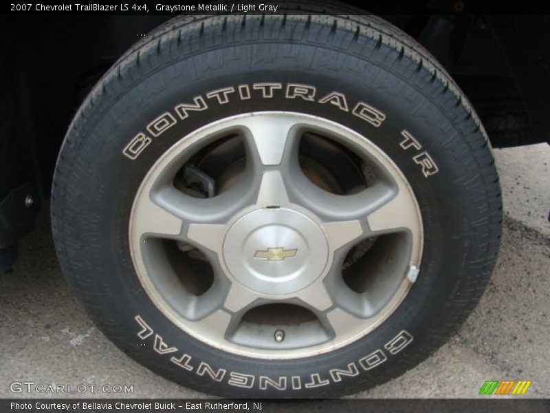 Graystone Metallic / Light Gray 2007 Chevrolet TrailBlazer LS 4x4