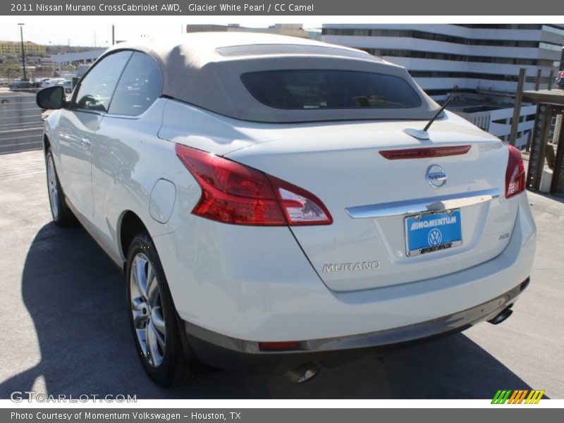 Glacier White Pearl / CC Camel 2011 Nissan Murano CrossCabriolet AWD