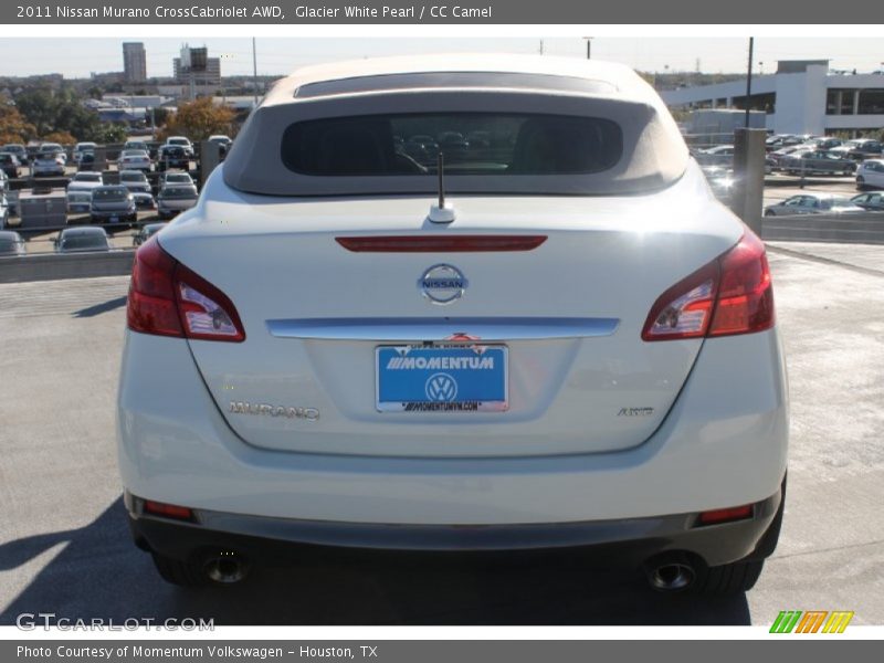 Glacier White Pearl / CC Camel 2011 Nissan Murano CrossCabriolet AWD