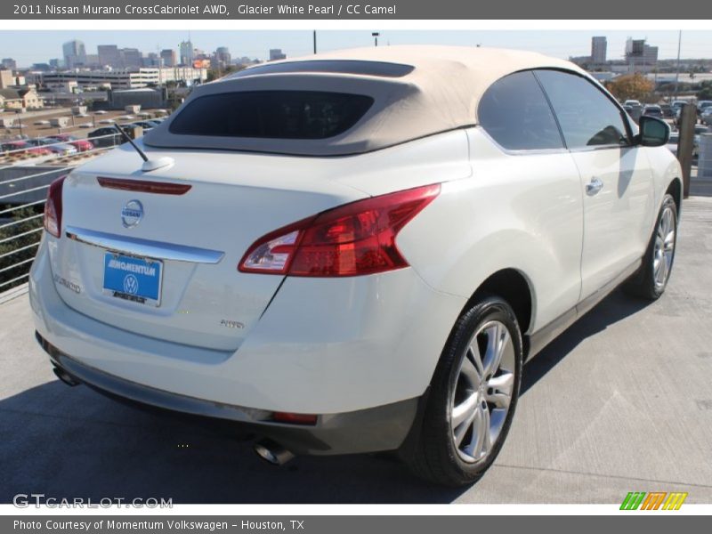 Glacier White Pearl / CC Camel 2011 Nissan Murano CrossCabriolet AWD