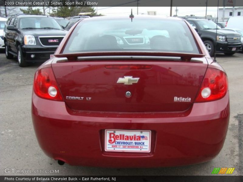 Sport Red / Ebony 2009 Chevrolet Cobalt LT Sedan