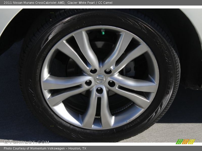 Glacier White Pearl / CC Camel 2011 Nissan Murano CrossCabriolet AWD