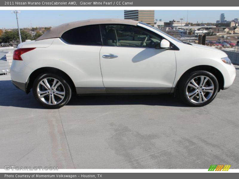 Glacier White Pearl / CC Camel 2011 Nissan Murano CrossCabriolet AWD