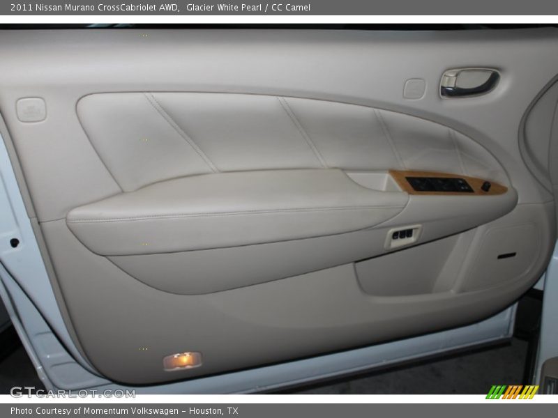 Glacier White Pearl / CC Camel 2011 Nissan Murano CrossCabriolet AWD