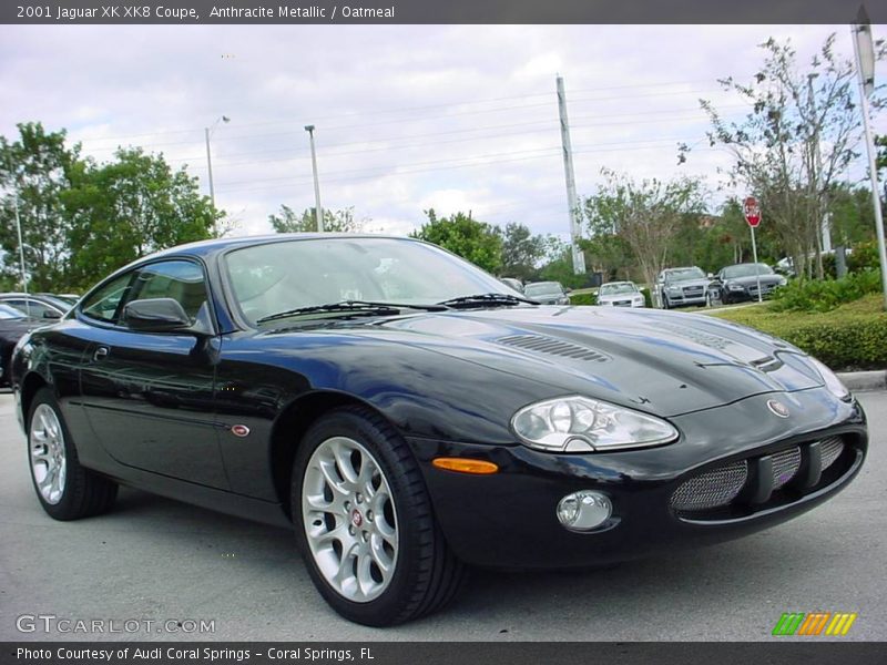 Anthracite Metallic / Oatmeal 2001 Jaguar XK XK8 Coupe
