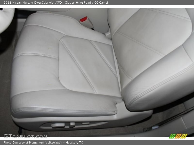 Glacier White Pearl / CC Camel 2011 Nissan Murano CrossCabriolet AWD