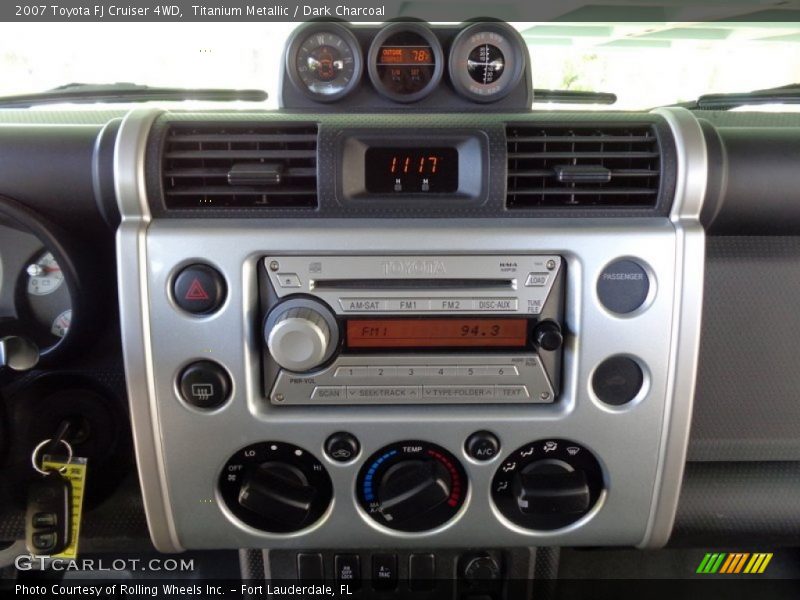Titanium Metallic / Dark Charcoal 2007 Toyota FJ Cruiser 4WD