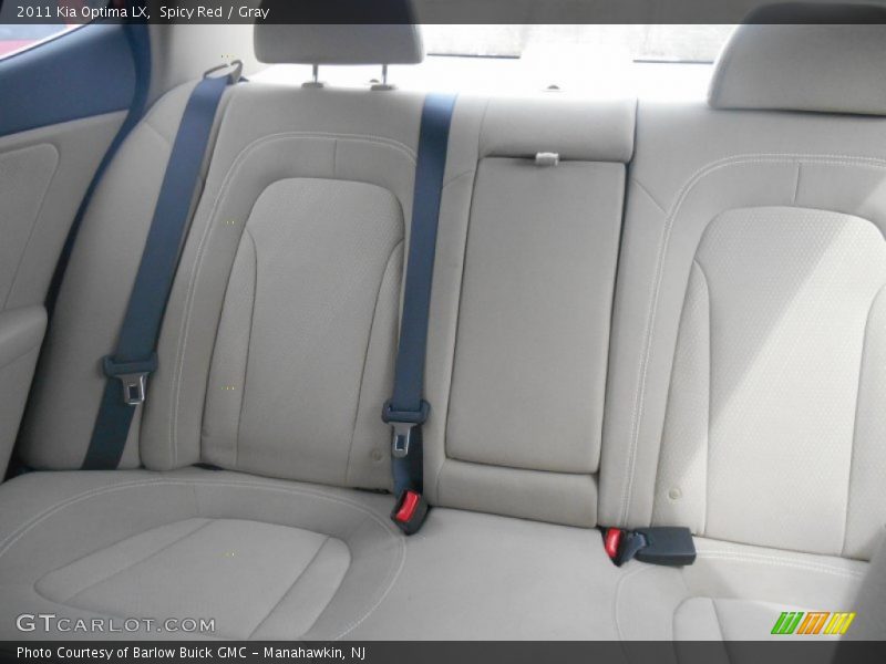 Spicy Red / Gray 2011 Kia Optima LX