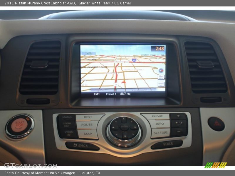 Glacier White Pearl / CC Camel 2011 Nissan Murano CrossCabriolet AWD