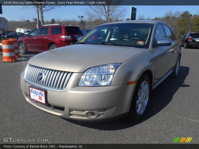 Dune Pearl Metallic / Light Camel 2008 Mercury Sable Premier Sedan