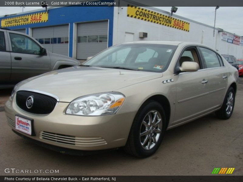 Gold Mist Metallic / Cocoa/Cashmere 2008 Buick Lucerne CXL