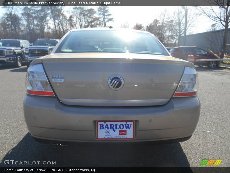 Dune Pearl Metallic / Light Camel 2008 Mercury Sable Premier Sedan