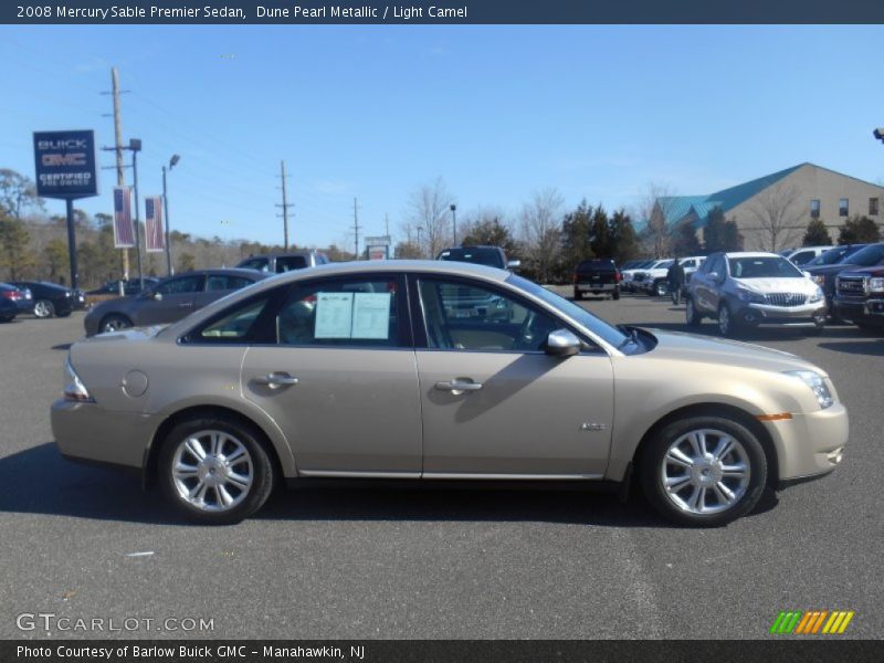 Dune Pearl Metallic / Light Camel 2008 Mercury Sable Premier Sedan