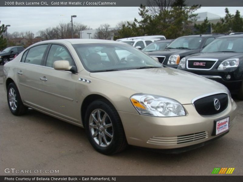Gold Mist Metallic / Cocoa/Cashmere 2008 Buick Lucerne CXL