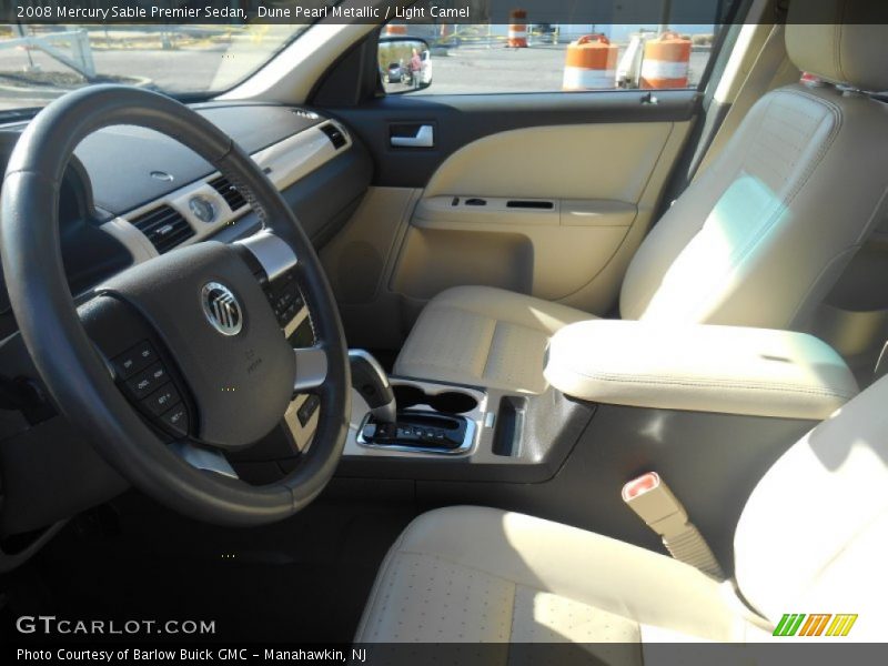Dune Pearl Metallic / Light Camel 2008 Mercury Sable Premier Sedan