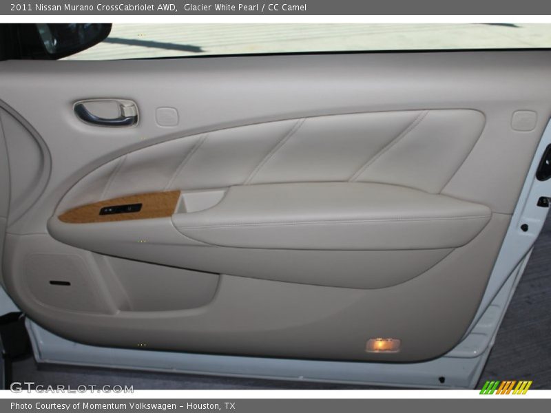 Glacier White Pearl / CC Camel 2011 Nissan Murano CrossCabriolet AWD