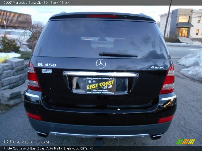 Black / Black 2007 Mercedes-Benz GL 450