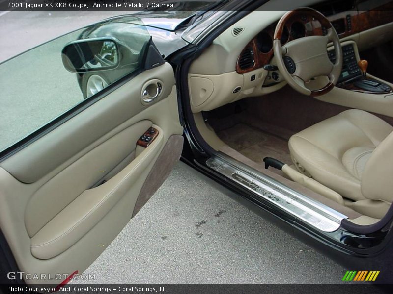 Anthracite Metallic / Oatmeal 2001 Jaguar XK XK8 Coupe