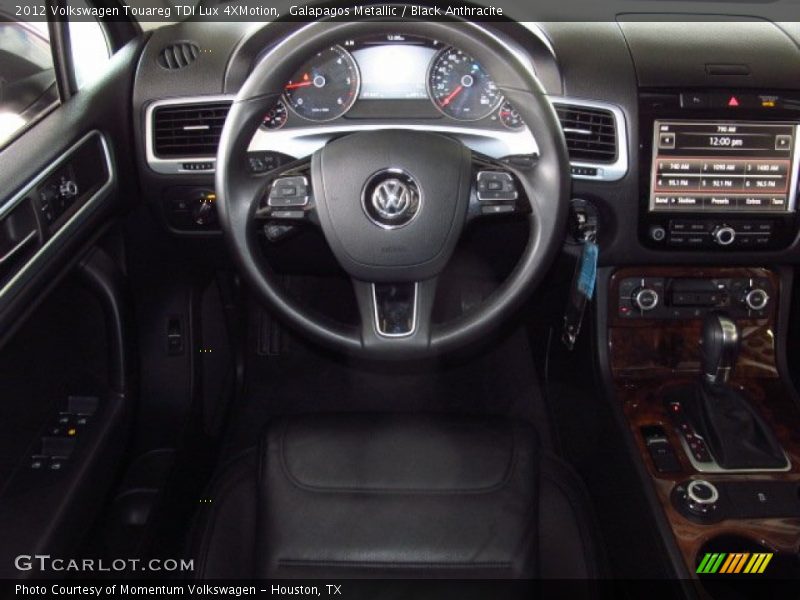 Galapagos Metallic / Black Anthracite 2012 Volkswagen Touareg TDI Lux 4XMotion