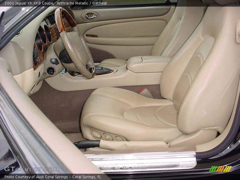 Anthracite Metallic / Oatmeal 2001 Jaguar XK XK8 Coupe