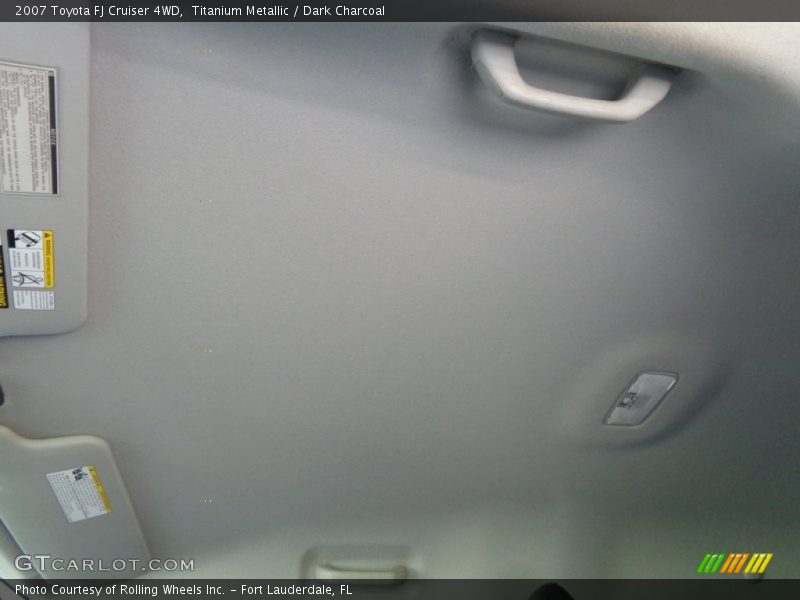 Titanium Metallic / Dark Charcoal 2007 Toyota FJ Cruiser 4WD