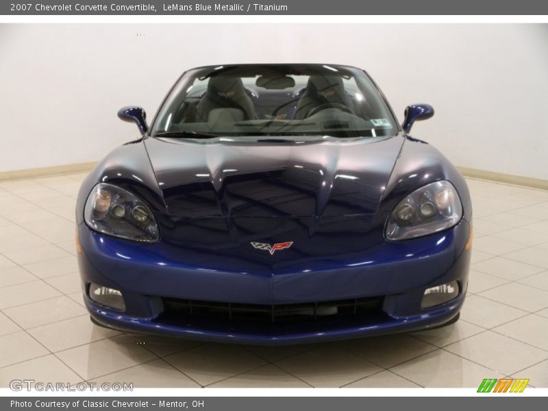 LeMans Blue Metallic / Titanium 2007 Chevrolet Corvette Convertible