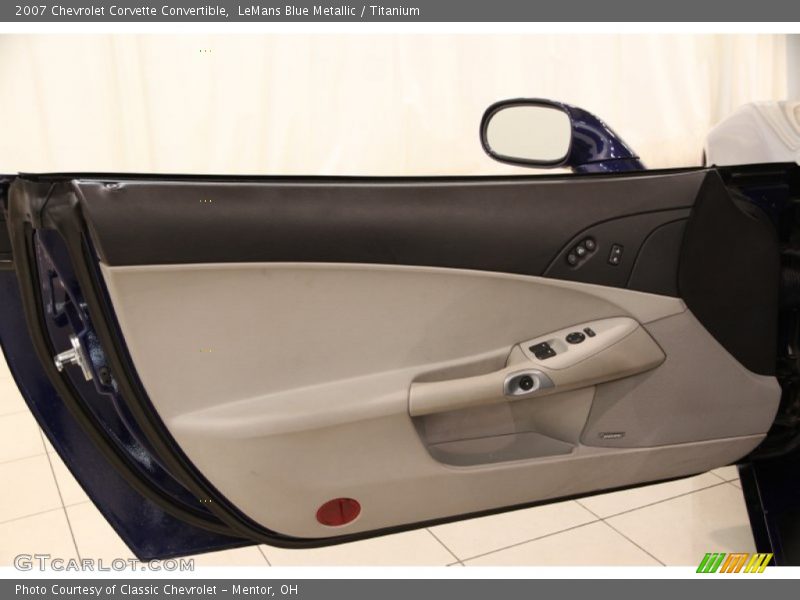 LeMans Blue Metallic / Titanium 2007 Chevrolet Corvette Convertible