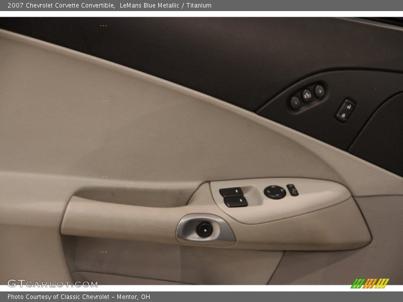 LeMans Blue Metallic / Titanium 2007 Chevrolet Corvette Convertible