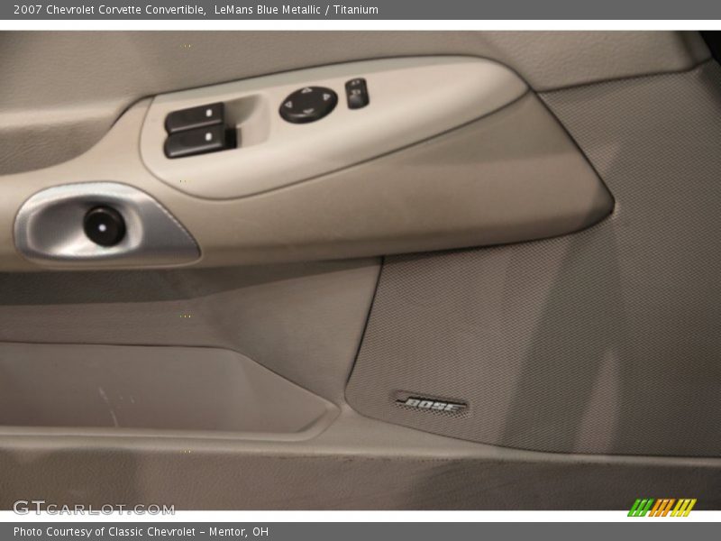 LeMans Blue Metallic / Titanium 2007 Chevrolet Corvette Convertible