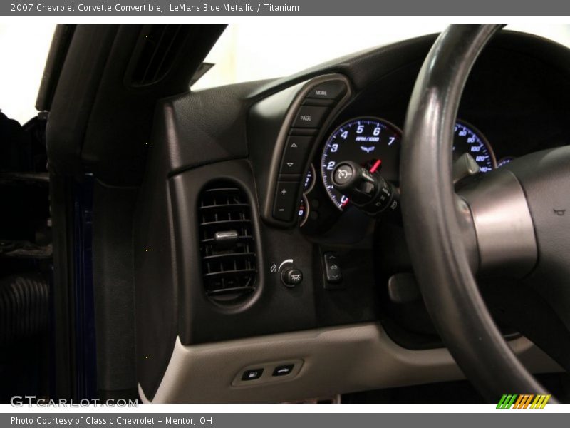 LeMans Blue Metallic / Titanium 2007 Chevrolet Corvette Convertible