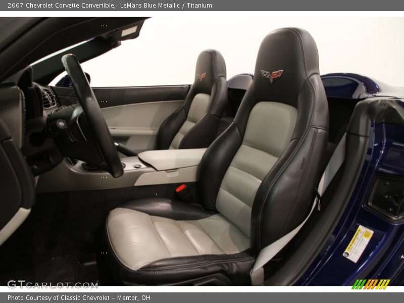 LeMans Blue Metallic / Titanium 2007 Chevrolet Corvette Convertible