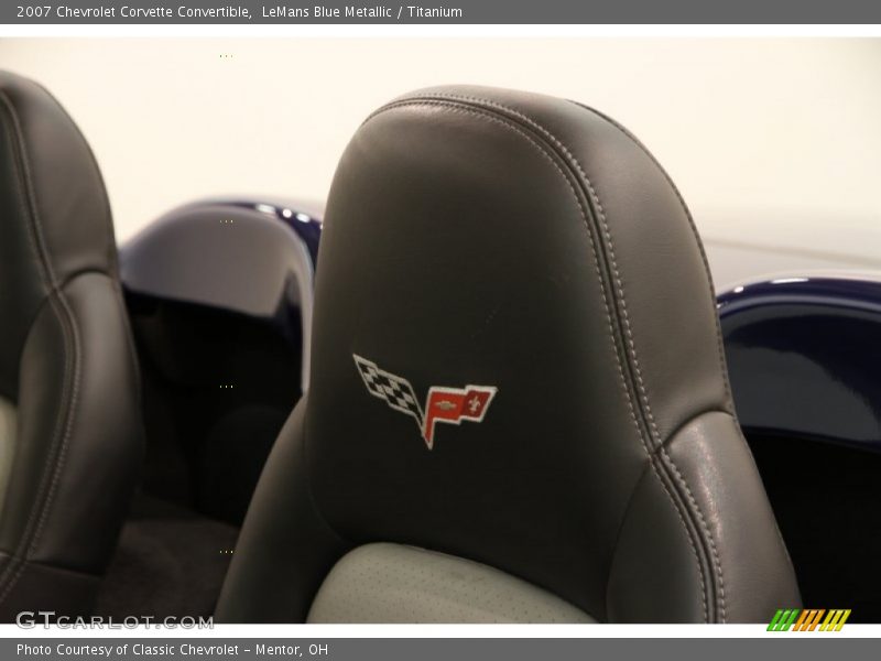LeMans Blue Metallic / Titanium 2007 Chevrolet Corvette Convertible