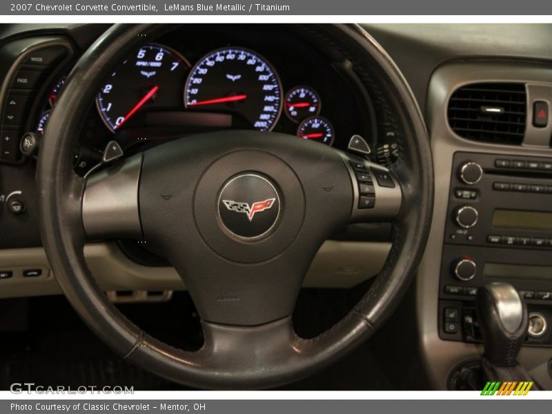 LeMans Blue Metallic / Titanium 2007 Chevrolet Corvette Convertible