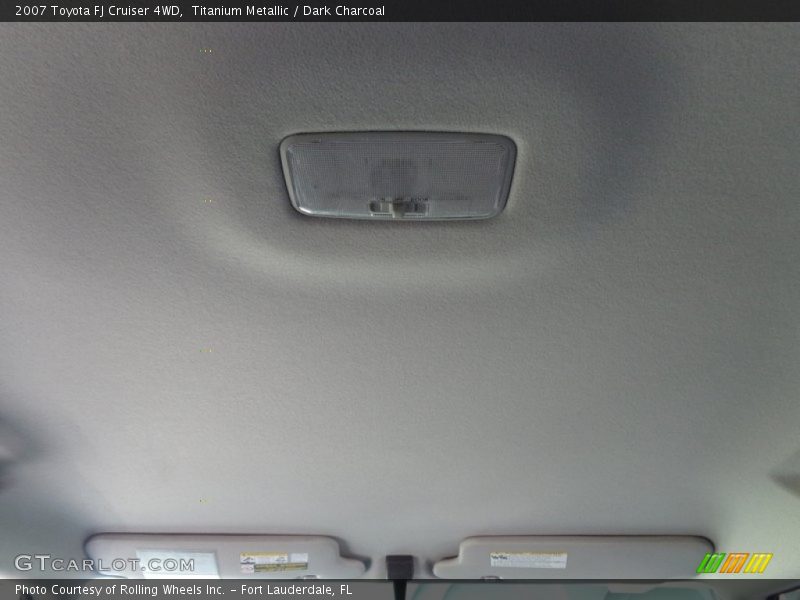 Titanium Metallic / Dark Charcoal 2007 Toyota FJ Cruiser 4WD