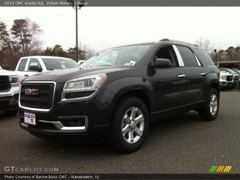 Iridium Metallic / Ebony 2014 GMC Acadia SLE