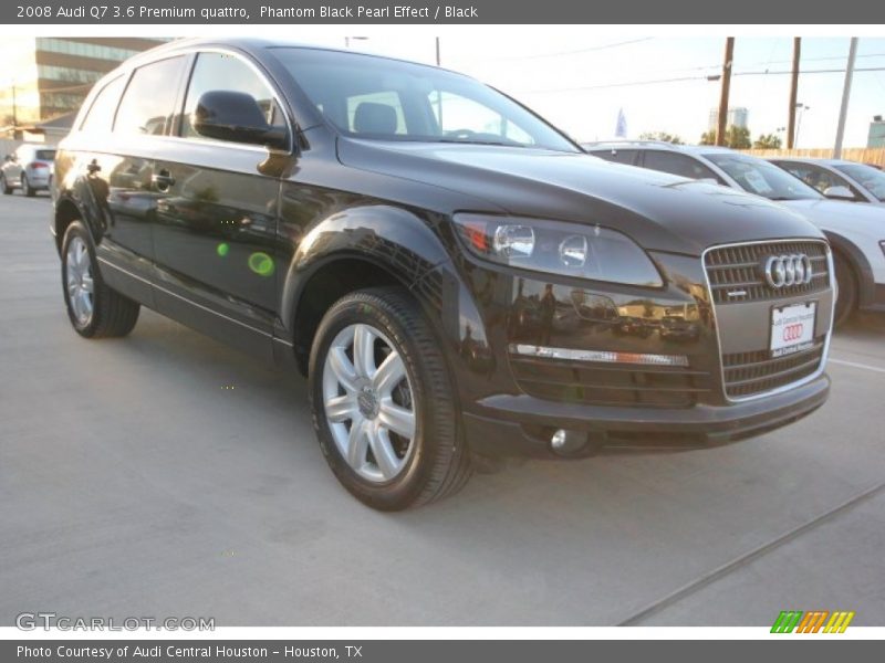 Phantom Black Pearl Effect / Black 2008 Audi Q7 3.6 Premium quattro