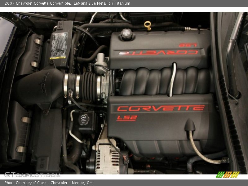 LeMans Blue Metallic / Titanium 2007 Chevrolet Corvette Convertible