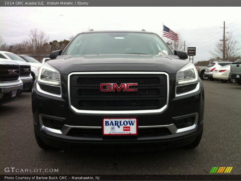 Iridium Metallic / Ebony 2014 GMC Acadia SLE