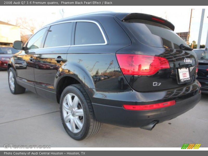 Phantom Black Pearl Effect / Black 2008 Audi Q7 3.6 Premium quattro