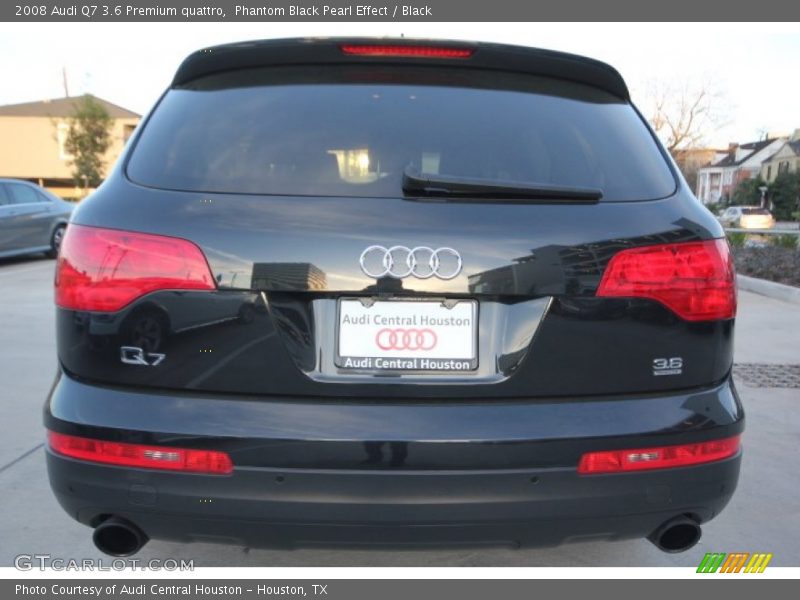 Phantom Black Pearl Effect / Black 2008 Audi Q7 3.6 Premium quattro
