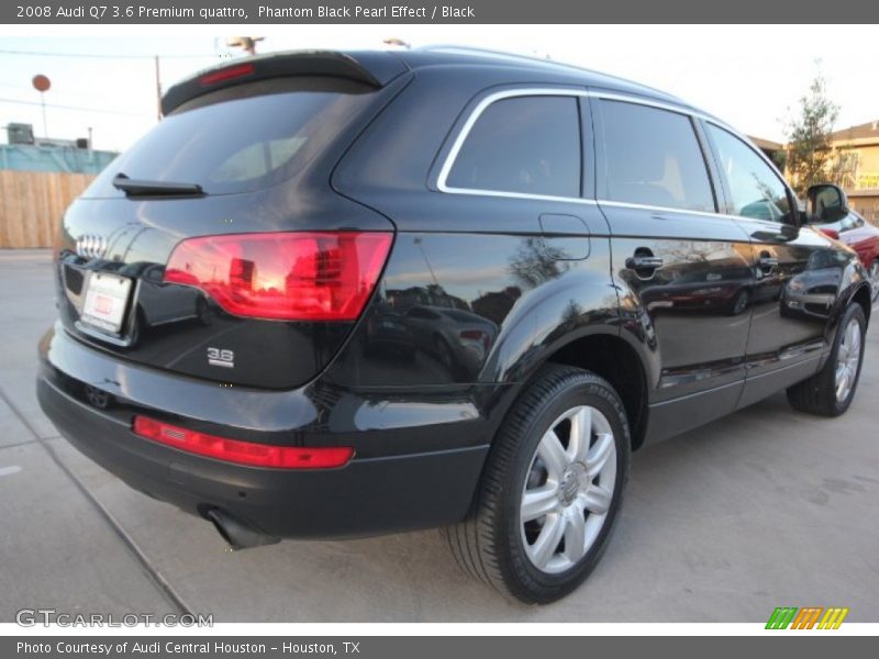 Phantom Black Pearl Effect / Black 2008 Audi Q7 3.6 Premium quattro