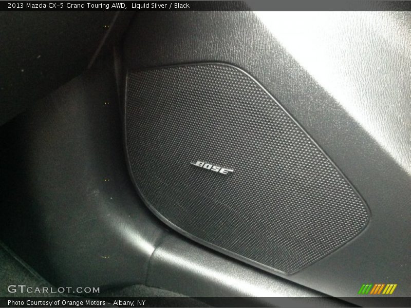 Liquid Silver / Black 2013 Mazda CX-5 Grand Touring AWD