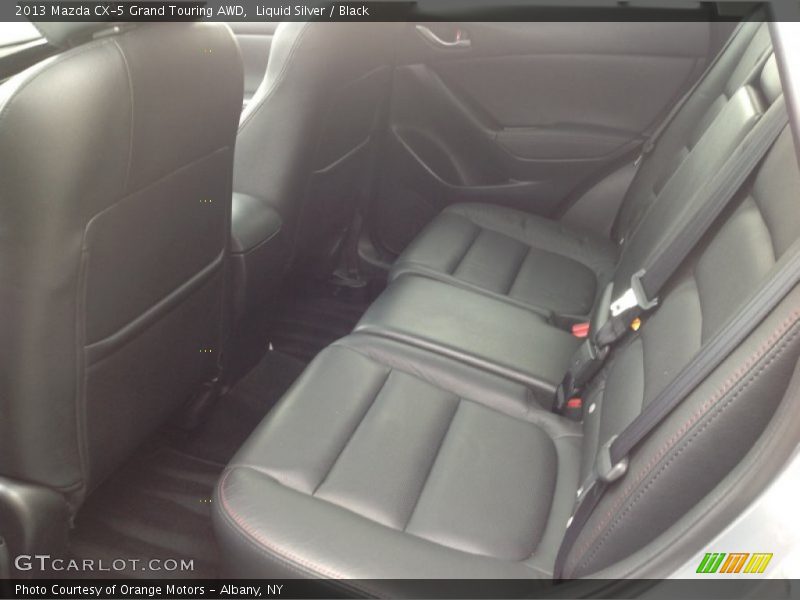 Liquid Silver / Black 2013 Mazda CX-5 Grand Touring AWD