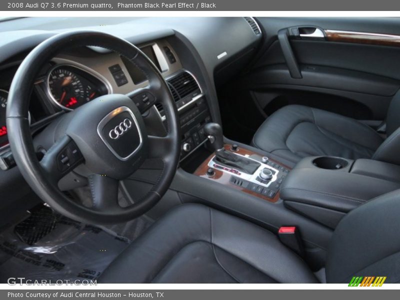Phantom Black Pearl Effect / Black 2008 Audi Q7 3.6 Premium quattro