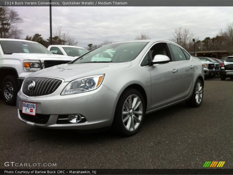 Quicksilver Metallic / Medium Titanium 2014 Buick Verano Convenience